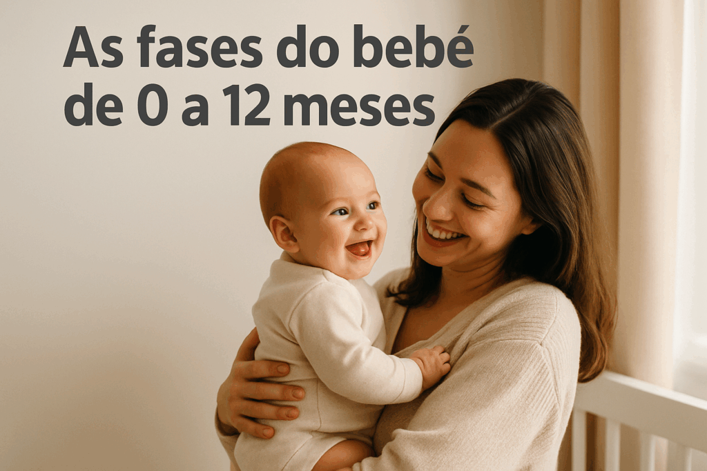Fazes do bebê do 0 ao 12 meses
