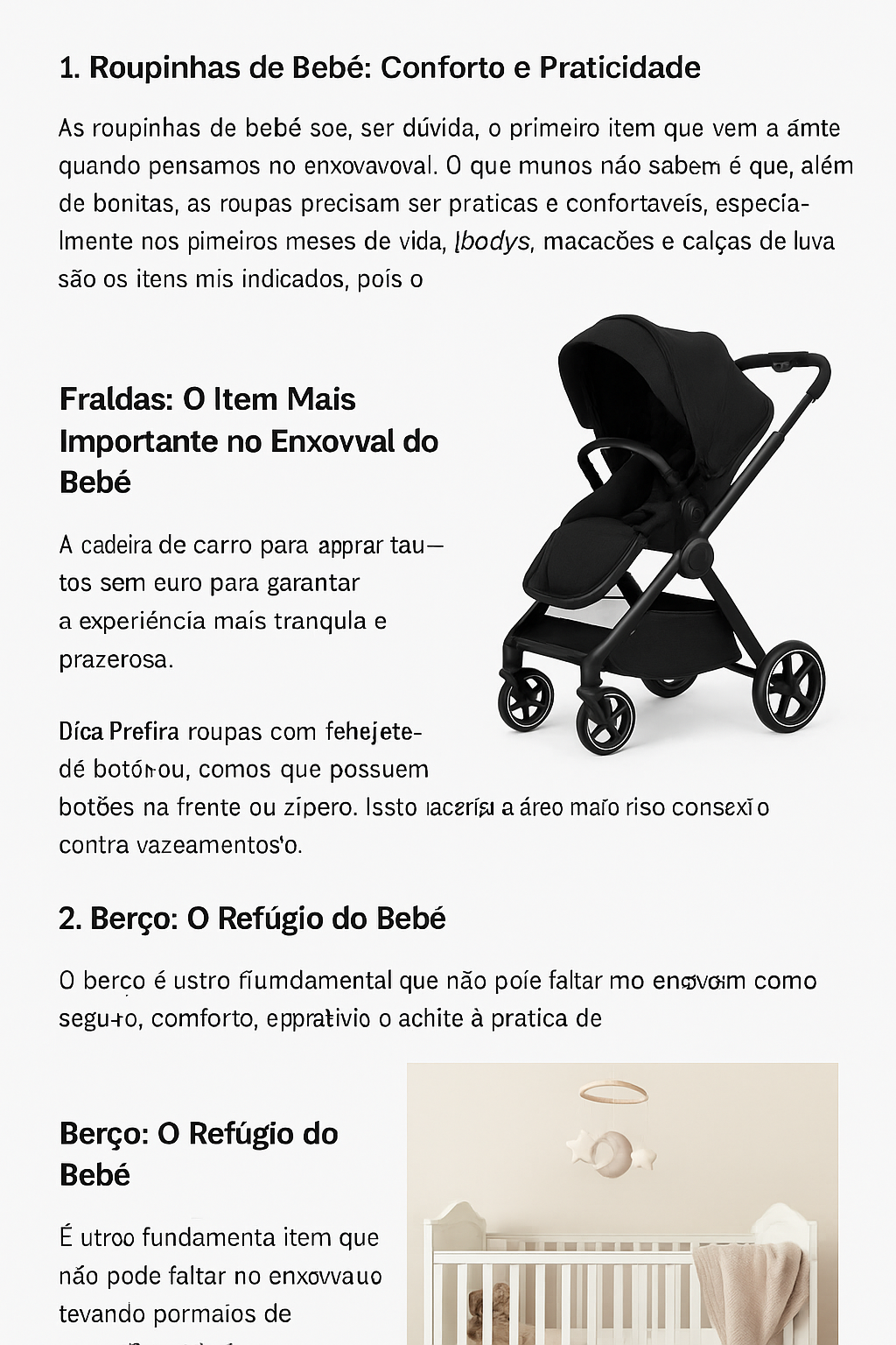 Enxoval do bebê ,pensado com muito amor!