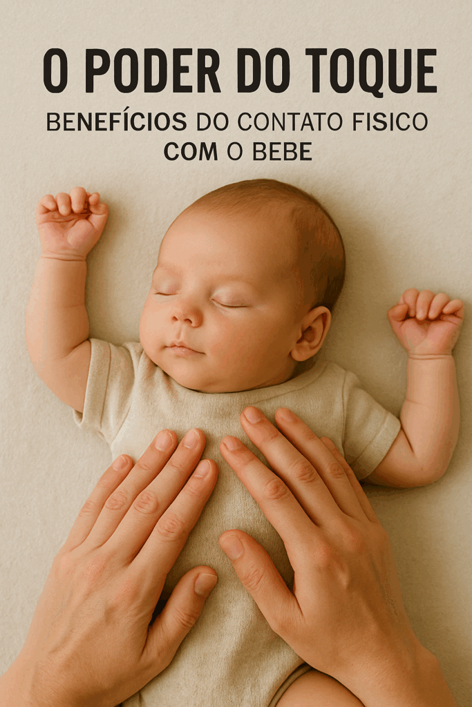 O poder do toque,benefício do contato físico com o bebê